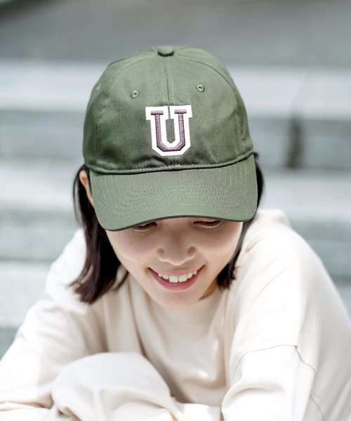 UNIVERSAL OVERALL（ユニバーサルオーバーオール）の「【UNIVERSALOVERALL/ユニバーサルオーバーオール】オールドワッペンBBキャップ（キャップ・メンズ・ブラック/ダークグリーン/アイボリー・FREE）」の21枚目の写真