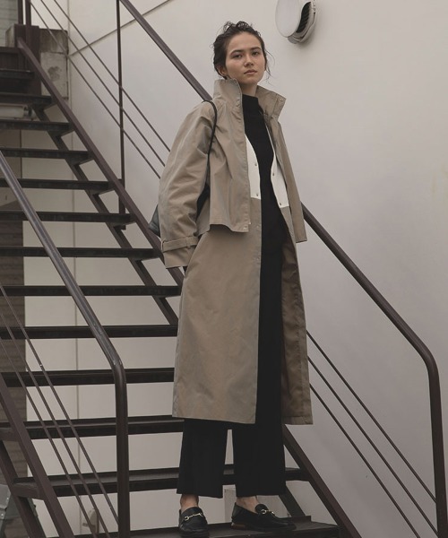 marjour(マージュール)の「3WAY MAXI TRENCH(トレンチコート・レディース・ベージュ・M)」の1枚目の写真