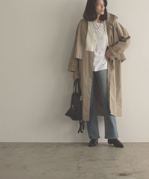 marjour(マージュール)の「3WAY MAXI TRENCH(トレンチコート・レディース・ベージュ・M)」の2枚目の写真