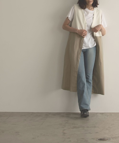 marjour(マージュール)の「3WAY MAXI TRENCH(トレンチコート・レディース・ベージュ・M)」の4枚目の写真