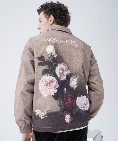 HARSH AND CRUEL（ハーシュアンドクルーエル）の「【Harsh and Cruel】Back Flower Print Coach Jacket HC21S38（ブルゾン・メンズ・マルチ・M/L）」の5枚目の写真