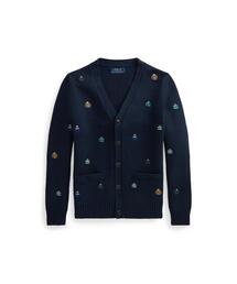 POLO RALPH LAUREN CHILDRENSWEAR（ポロ ラルフ ローレン チルドレンズウェア）の「ラグビーエンブロイダード コットン カーディガン（カーディガン/ボレロ・キッズ）」