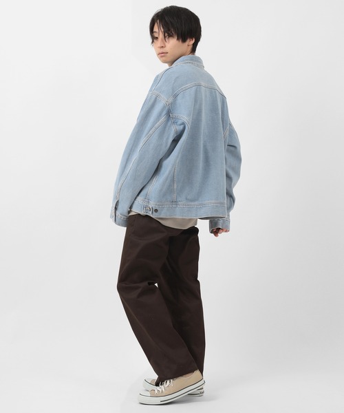 Lee（リー）の「【Lee/リー】オーバーサイズ デニム ライダー