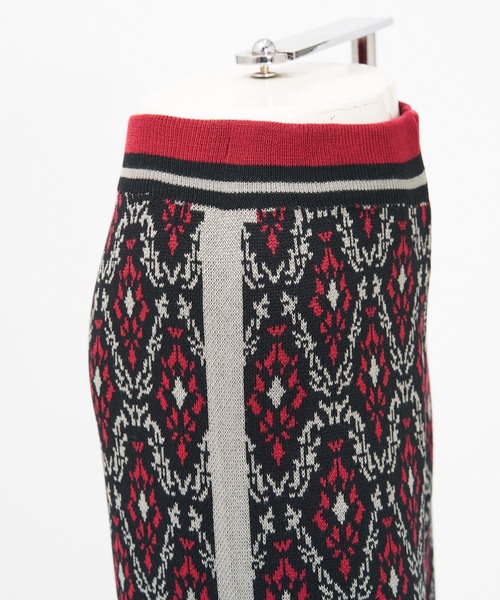 AS KNOW AS PINKY(アズノゥアズピンキー)の「並んでダマスクニットパンツ セットアップ可能(その他パンツ・レディース・ブラック/ベージュ/ダークグリーン・FREE)」の11枚目の写真