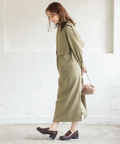 KOBE LETTUCE（コウベレタス）の「スクエアトゥローファー（ローファー・レディース・ベージュ/ブラック/ブラウン・L/LL/M/S）」の11枚目の写真