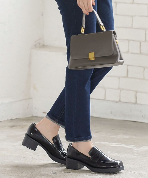 KOBE LETTUCE（コウベレタス）の「スクエアトゥローファー（ローファー・レディース・ベージュ/ブラック/ブラウン・L/LL/M/S）」の12枚目の写真