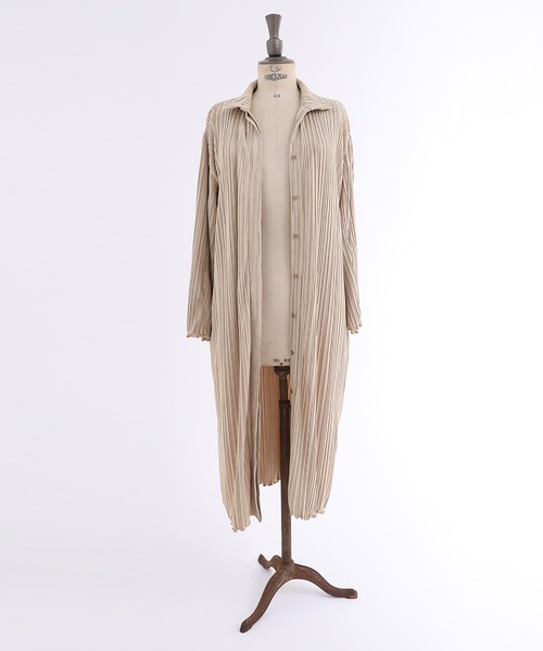 RANDEBOO(ランデブー)の「Natural shirt dress(ワンピース・レディース・ベージュ/ブラック・FREE)」の14枚目の写真