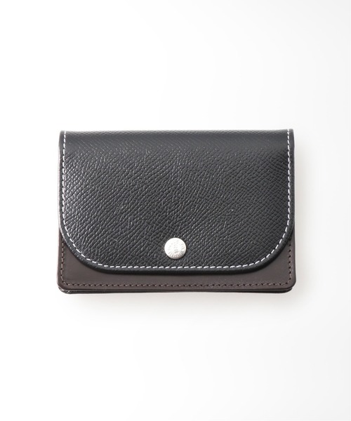 EDIFICE(エディフィス)の「【White House Cox】NAME CARD CASE / LONDONCALF × BRIDLE(カードケース・メンズ・ブラック/ブラウン・FREE)」の2枚目の写真