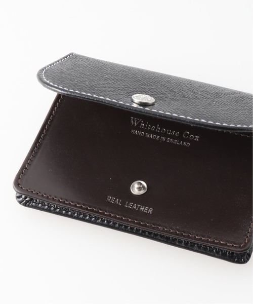 EDIFICE(エディフィス)の「【White House Cox】NAME CARD CASE / LONDONCALF × BRIDLE(カードケース・メンズ・ブラック/ブラウン・FREE)」の7枚目の写真