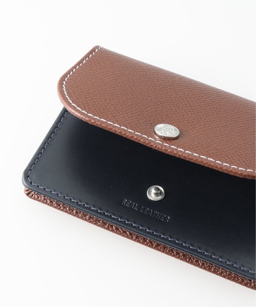 EDIFICE(エディフィス)の「【White House Cox】NAME CARD CASE / LONDONCALF × BRIDLE(カードケース・メンズ・ブラック/ブラウン・FREE)」の8枚目の写真