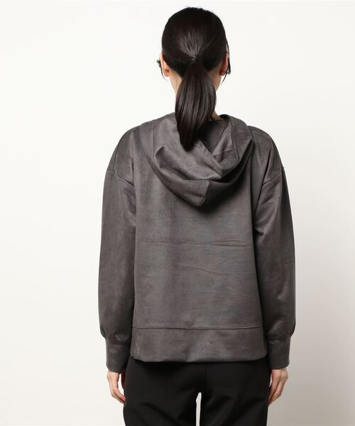 Te chichi TERRASSE（テチチテラス）の「カットスウェードパーカー（パーカー・レディース・チャコール/ブルー/モカ・ﾌﾘ-）」の5枚目の写真