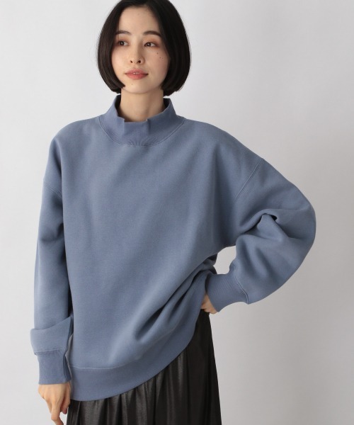 LOWRYS FARM（ローリーズファーム）の「ウラケキモウハイネックＬＳ　239416（スウェット・レディース・アイボリー/チャコールグレー/ダークブラウン/ブルー・FREE）」の4枚目の写真