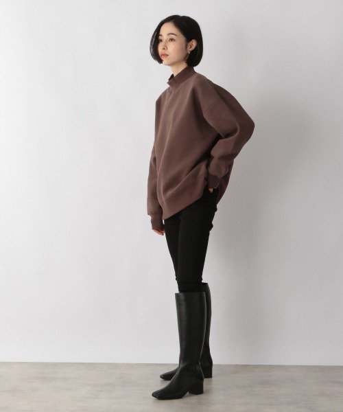 LOWRYS FARM（ローリーズファーム）の「ウラケキモウハイネックＬＳ　239416（スウェット・レディース・アイボリー/チャコールグレー/ダークブラウン/ブルー・FREE）」の13枚目の写真