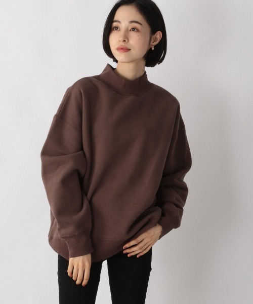 LOWRYS FARM（ローリーズファーム）の「ウラケキモウハイネックＬＳ　239416（スウェット・レディース・アイボリー/チャコールグレー/ダークブラウン/ブルー・FREE）」の11枚目の写真