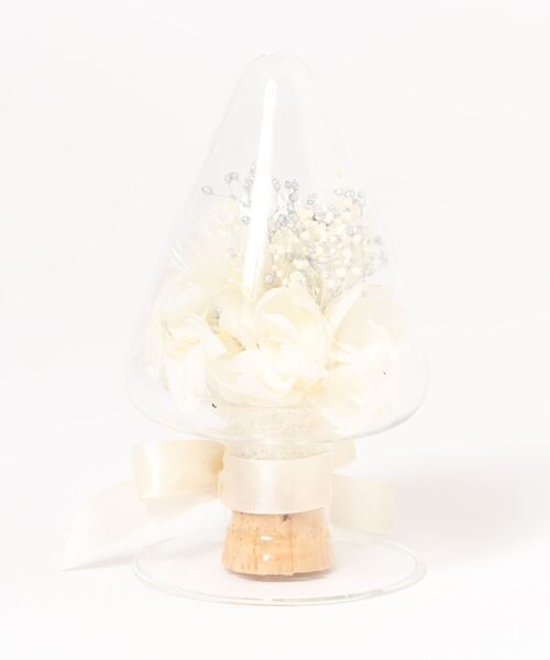 mysty woman（ミスティウーマン）の「クリスマスボトルツリー 256526（インテリア雑貨・レディース・ホワイト/グリーン・FREE）」の5枚目の写真