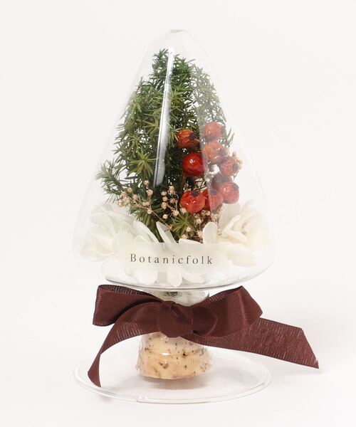 mysty woman（ミスティウーマン）の「クリスマスボトルツリー 256526（インテリア雑貨・レディース・ホワイト/グリーン・FREE）」の6枚目の写真