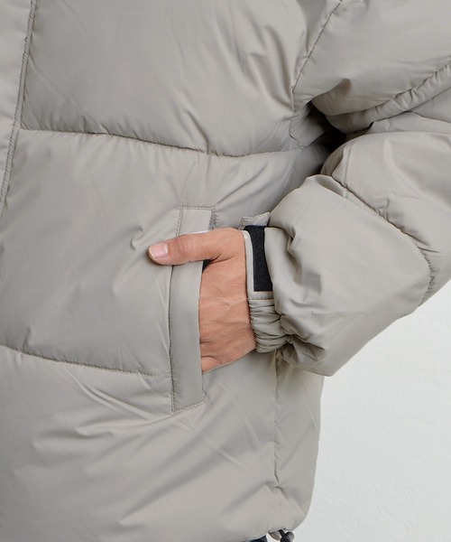 MinoriTY(マイノリティ)の「オーバーサイズ 中綿ブルゾン スタンド ドロップショルダージャケット(ダウンジャケット/コート・メンズ・ホワイト/ブラック/ブルー/グレー・M/L/XL)」の16枚目の写真