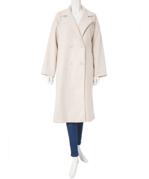 fifth(フィフス)の「ダブルチェスターコート(チェスターコート・レディース・ブラウン/ライトベージュ・SMALL/MEDIUM)」の3枚目の写真