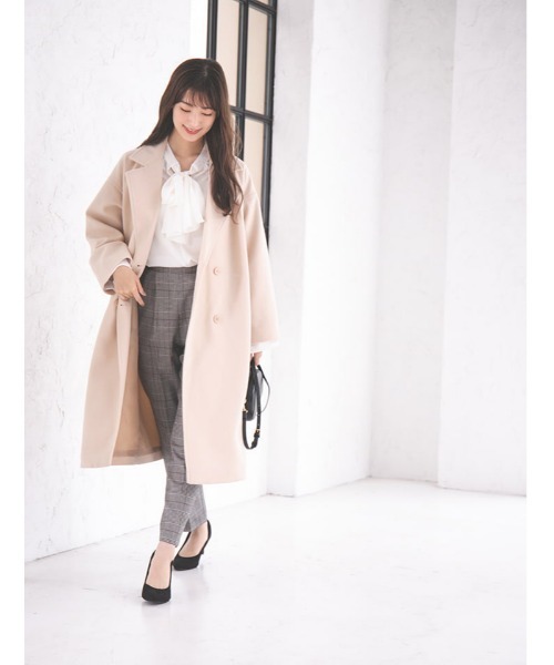 fifth(フィフス)の「ダブルチェスターコート(チェスターコート・レディース・ブラウン/ライトベージュ・SMALL/MEDIUM)」の12枚目の写真