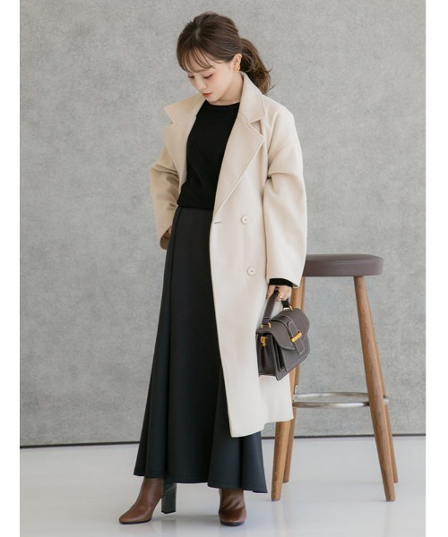 fifth(フィフス)の「ダブルチェスターコート(チェスターコート・レディース・ブラウン/ライトベージュ・SMALL/MEDIUM)」の21枚目の写真