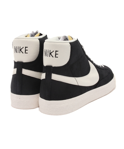 NIKE（ナイキ）の「メンズ ナイキ ブレイザー ブレーザー ミッド ビンテージ NIKE BLAZER MID PRM VNTG 638261（スニーカー・メンズ・ブラック/グレー・27cm/26.5cm/27.5cm/28cm）」の5枚目の写真