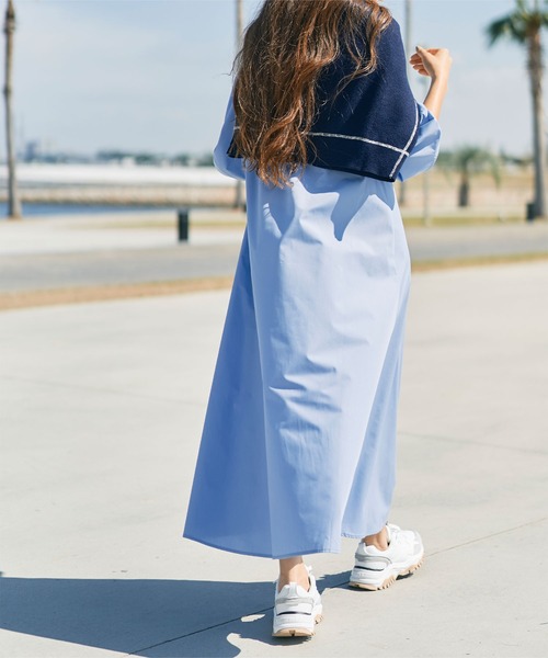 titivate(ティティベイト)の「デザインステッチゆるニットカーディガン(カーディガン/ボレロ・レディース・ネイビー/ピンク/アイボリー・S/M)」の10枚目の写真