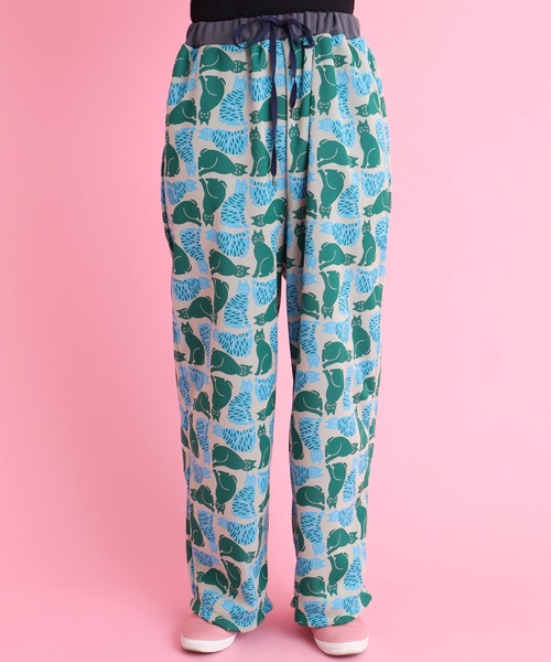 didizizi(ディディジジ)の「トラ猫と黒猫JQ PT(その他パンツ・レディース・ベージュ/グレー・FREE)」の14枚目の写真