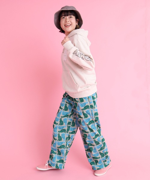 didizizi(ディディジジ)の「トラ猫と黒猫JQ PT(その他パンツ・レディース・ベージュ/グレー・FREE)」の16枚目の写真