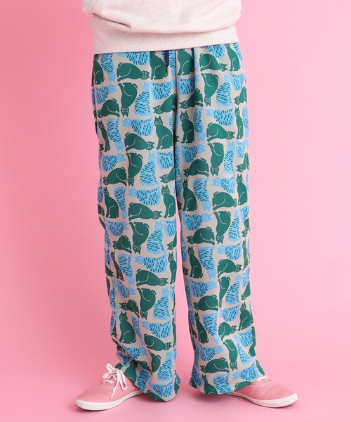 didizizi(ディディジジ)の「トラ猫と黒猫JQ PT(その他パンツ・レディース・ベージュ/グレー・FREE)」の13枚目の写真