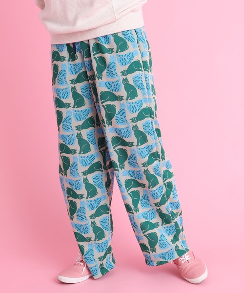 didizizi(ディディジジ)の「トラ猫と黒猫JQ PT(その他パンツ・レディース・ベージュ/グレー・FREE)」の17枚目の写真