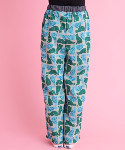 didizizi(ディディジジ)の「トラ猫と黒猫JQ PT(その他パンツ・レディース・ベージュ/グレー・FREE)」の6枚目の写真