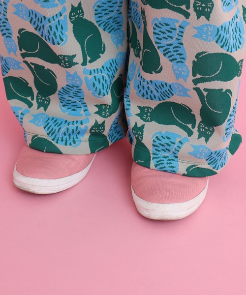 didizizi(ディディジジ)の「トラ猫と黒猫JQ PT(その他パンツ・レディース・ベージュ/グレー・FREE)」の10枚目の写真