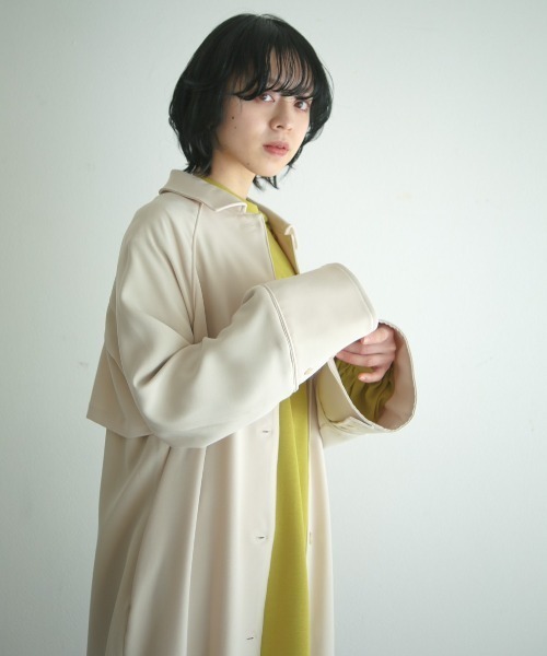 spoon store(スプーンストア)の「レイヤードダブルボタンシャツ(シャツ/ブラウス・レディース・オフホワイト/グリーン・フリー)」の20枚目の写真