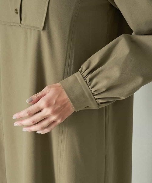 A de a.v.v（アードアー・ヴェ・ヴェ）の「襟刺繍入りワンピース（ワンピース・レディース・ブラック/カーキ・38/36）」の10枚目の写真