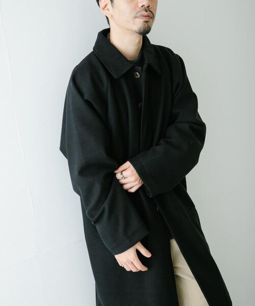 ITEMS URBANRESEARCH(アイテムズ アーバンリサーチ)の「ウールライクメルトン ロングコート(その他アウター・メンズ・ブラウン/ブラック/ベージュ・LARGE/MEDIUM)」の20枚目の写真