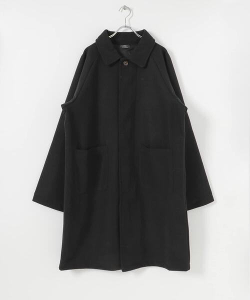 セール】ウールライクメルトン ロングコート（その他アウター）｜ITEMS