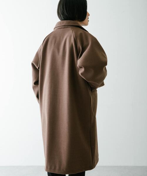 ITEMS URBANRESEARCH(アイテムズ アーバンリサーチ)の「ウールライクメルトン ロングコート(その他アウター・メンズ・ブラウン/ブラック/ベージュ・LARGE/MEDIUM)」の16枚目の写真