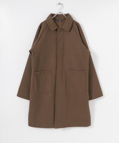 ITEMS URBANRESEARCH(アイテムズ アーバンリサーチ)の「ウールライクメルトン ロングコート(その他アウター・メンズ・ブラウン/ブラック/ベージュ・LARGE/MEDIUM)」の9枚目の写真