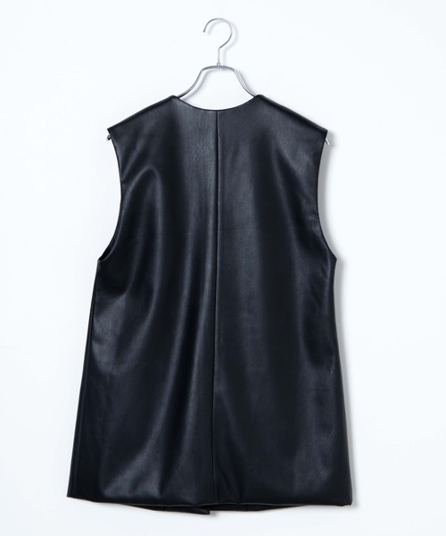 WEGO(ウィゴー)の「WEGO/フェイクレザーベスト(ベスト・レディース・ブラック・FREE)」の14枚目の写真