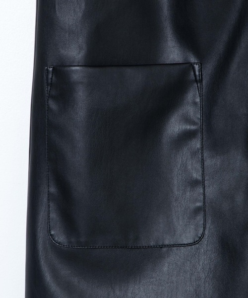 WEGO(ウィゴー)の「WEGO/フェイクレザーベスト(ベスト・レディース・ブラック・FREE)」の10枚目の写真