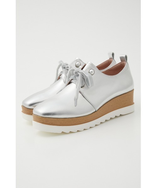 STACCATO（スタッカート）の「メイジーパールリボンプラットフォーム（ドレスシューズ・レディース・シルバー/ブラック・22.5cm/23cm/23.5cm/24.5cm/24cm）」の10枚目の写真