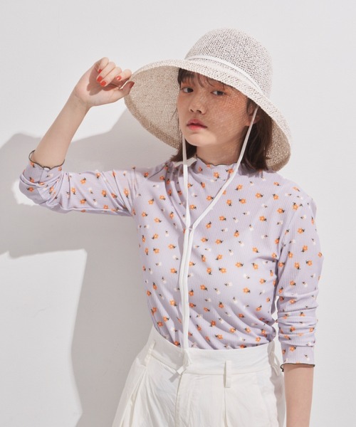 Rosy Monster パフスリーブ カットソー 白 トップス Tシャツ pr14062293-1.jpg