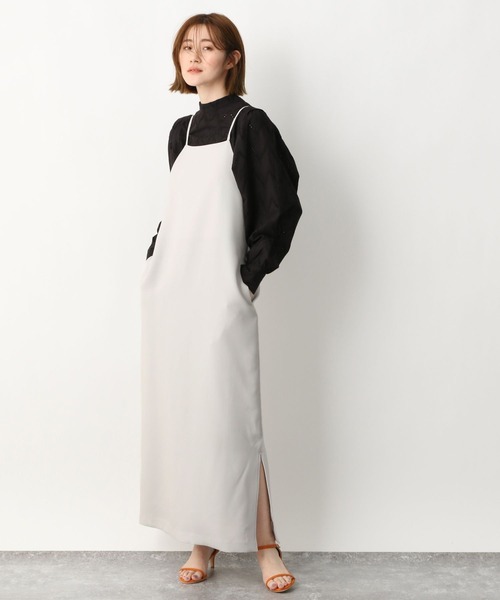 A part by（アパートバイ）の「コットンレースブラウス　266862（シャツ/ブラウス・レディース・ブラック/オフホワイト/マスタード・FREE）」の9枚目の写真