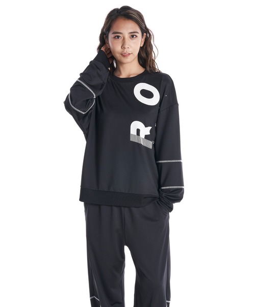 ROXY(ロキシー)の「COME WITH US PO/ロキシースウェットトレーナー(スウェット・レディース・ブラック/ブルー/ライトピンク・SMALL/MEDIUM/LARGE)」の1枚目の写真