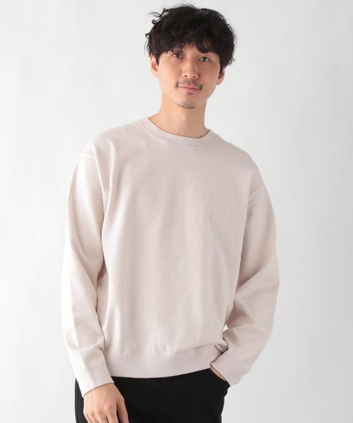 GLOBAL WORK(グローバルワーク)の「ヤミツキニットクループルオーバー/263093(ニット/セーター・メンズ・チャコールグレー/グリーン/ホワイト系その他3/スカイブルー・MEDIUM/SMALL/LARGE/X-LARGE)」の2枚目の写真