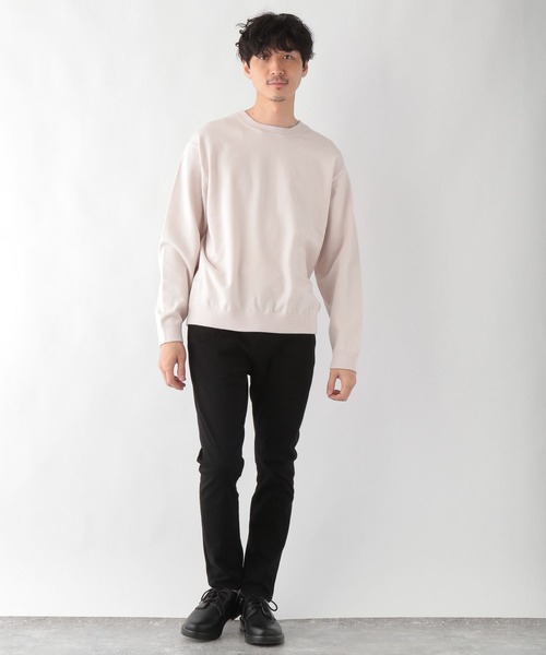 GLOBAL WORK(グローバルワーク)の「ヤミツキニットクループルオーバー/263093(ニット/セーター・メンズ・チャコールグレー/グリーン/ホワイト系その他3/スカイブルー・MEDIUM/SMALL/LARGE/X-LARGE)」の15枚目の写真