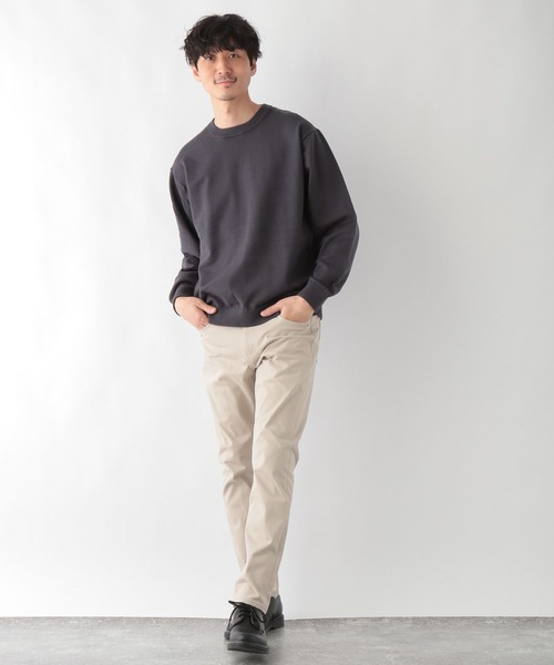 GLOBAL WORK(グローバルワーク)の「ヤミツキニットクループルオーバー/263093(ニット/セーター・メンズ・チャコールグレー/グリーン/ホワイト系その他3/スカイブルー・MEDIUM/SMALL/LARGE/X-LARGE)」の7枚目の写真