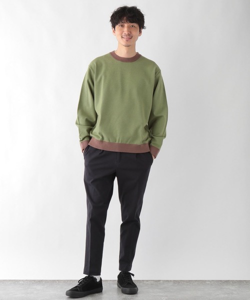 GLOBAL WORK(グローバルワーク)の「ヤミツキニットクループルオーバー/263093(ニット/セーター・メンズ・チャコールグレー/グリーン/ホワイト系その他3/スカイブルー・MEDIUM/SMALL/LARGE/X-LARGE)」の10枚目の写真