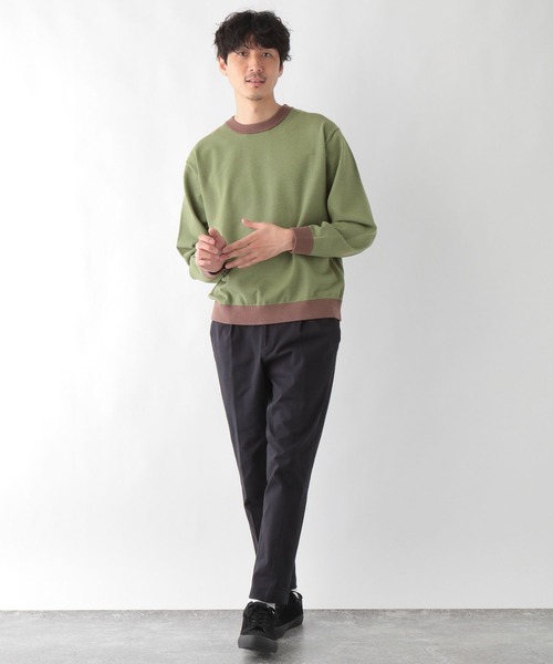 GLOBAL WORK(グローバルワーク)の「ヤミツキニットクループルオーバー/263093(ニット/セーター・メンズ・チャコールグレー/グリーン/ホワイト系その他3/スカイブルー・MEDIUM/SMALL/LARGE/X-LARGE)」の16枚目の写真