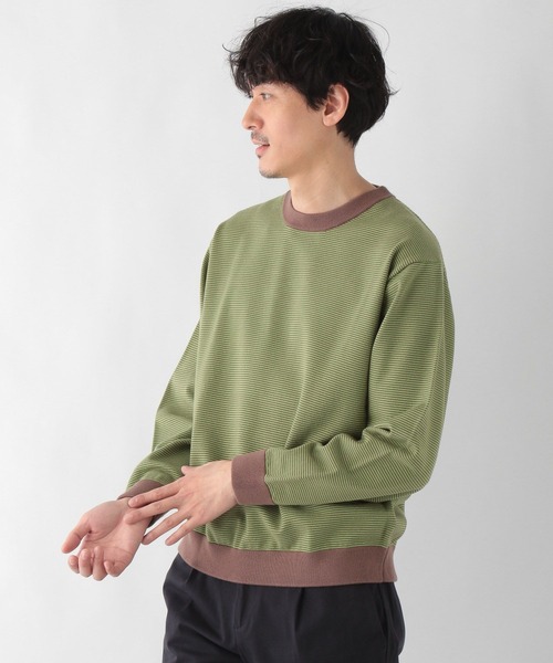 GLOBAL WORK(グローバルワーク)の「ヤミツキニットクループルオーバー/263093(ニット/セーター・メンズ・チャコールグレー/グリーン/ホワイト系その他3/スカイブルー・MEDIUM/SMALL/LARGE/X-LARGE)」の13枚目の写真